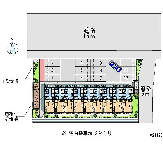 ★手数料０円★鳥栖市今泉町　月極駐車場（LP）